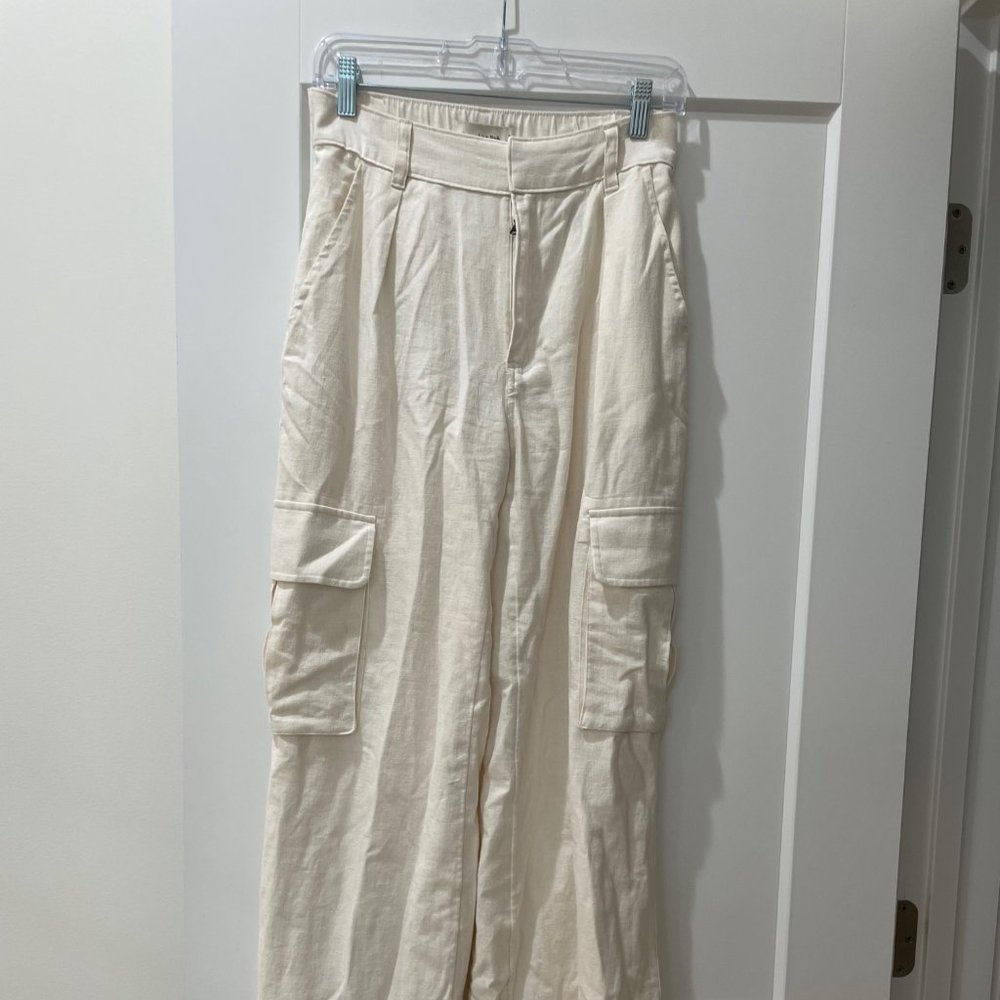 Abercrombie Linen Cargo Pants
